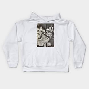 Aubrey Beardsley - The Battle of Beaux and Belles Kids Hoodie